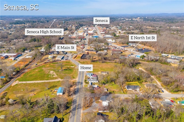 731 E Main St, Seneca, SC 29678 - aerial view of property's location