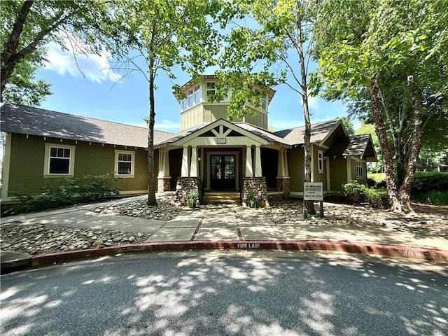 833 Old Greenville Hwy Unit 323, Clemson, SC 29631 - craftsman-style home featuring french doors and a shingled roof