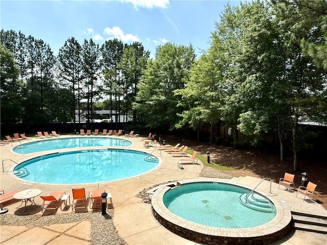 833 Old Greenville Hwy Unit 323, Clemson, SC 29631 - community pool with a patio area and view of scattered trees