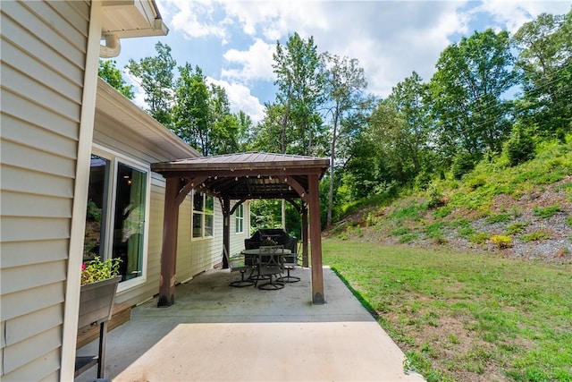 1019 Glen Rd, Seneca, SC 29672 - view of patio featuring a gazebo