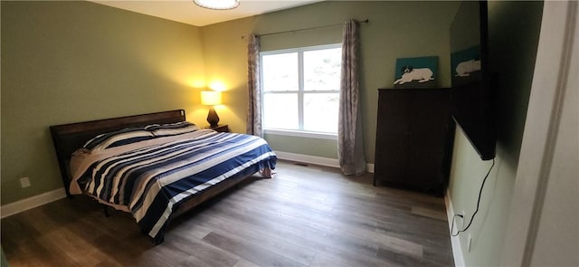 1019 Glen Rd, Seneca, SC 29672 - bedroom with wood finished floors and baseboards