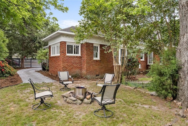 227 S Main St, Honea Path, SC 29654 - view of property exterior with crawl space and brick siding