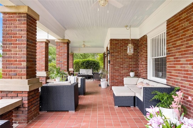 227 S Main St, Honea Path, SC 29654 - view of patio / terrace featuring an outdoor hangout area