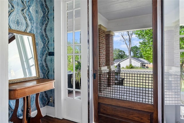227 S Main St, Honea Path, SC 29654 - doorway featuring plenty of natural light