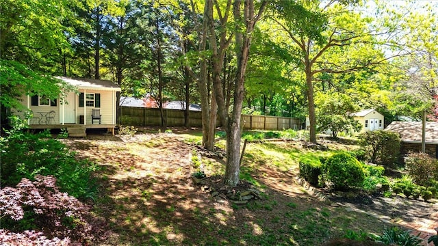 133 Cherokee Rd, Easley, SC 29642 - view of yard with an outdoor structure