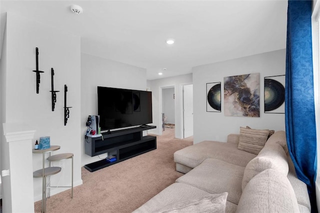 5990 Old Pearman Dairy Rd, Anderson, SC 29625 - carpeted living area featuring recessed lighting