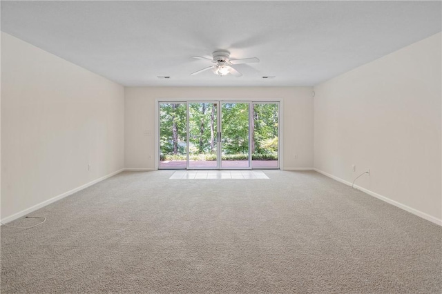 118 Pinnacle Pointe Dr, Seneca, SC 29672 - unfurnished room featuring ceiling fan, carpet floors, and baseboards