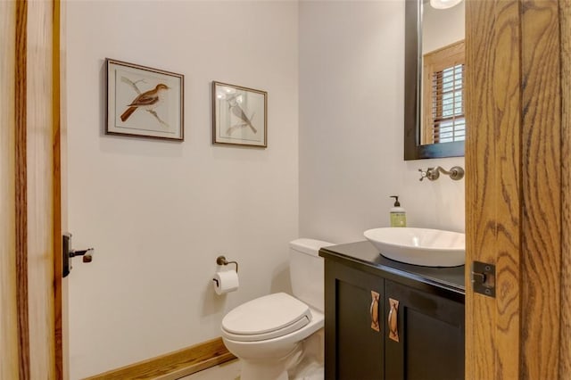 143 Button Bush Trl, Six Mile, SC 29682 - half bath featuring vanity and toilet