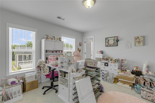 400 N Oak Crest Dr, Belton, SC 29627 - view of carpeted home office