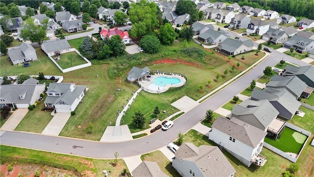 406 Bee Cove Way, Pendleton, SC 29670 - aerial view of property and surrounding area with nearby suburban area and a pool area