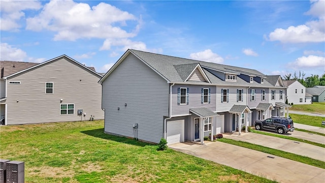 406 Bee Cove Way, Pendleton, SC 29670 - view of front facade with driveway, an attached garage, a front lawn, and a residential view