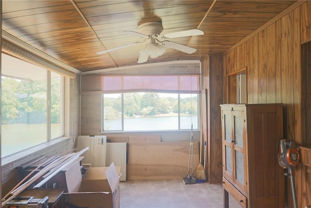 504 Suttles Landing Rd, Iva, SC 29655 - sunroom with lofted ceiling and healthy amount of natural light