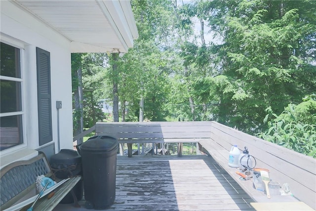 504 Suttles Landing Rd, Iva, SC 29655 - view of wooden terrace