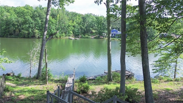 504 Suttles Landing Rd, Iva, SC 29655 - dock area featuring a water view