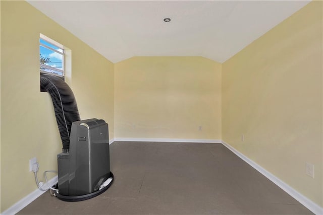 2400 Lane Ave, Anderson, SC 29621 - interior space featuring baseboards and vaulted ceiling