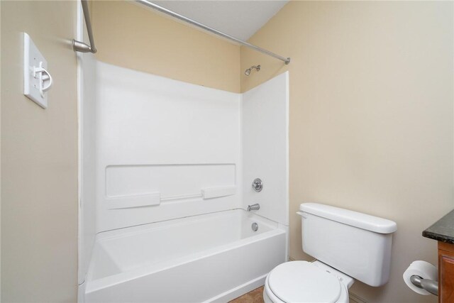1523 Gadwell Way, Seneca, SC 29678 - bathroom featuring toilet, vanity, and shower / tub combination