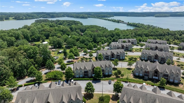 1523 Gadwell Way, Seneca, SC 29678 - aerial view of residential area featuring a large body of water and a forest