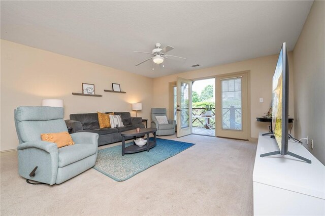 1523 Gadwell Way, Seneca, SC 29678 - carpeted living room featuring ceiling fan