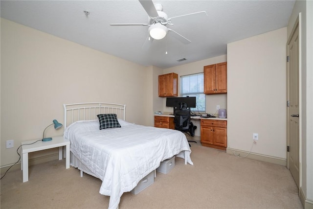1523 Gadwell Way, Seneca, SC 29678 - bedroom with light colored carpet and ceiling fan