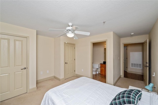1523 Gadwell Way, Seneca, SC 29678 - bedroom featuring light carpet, baseboards, a textured ceiling, and ceiling fan