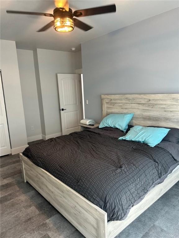 70 Creek Point Dr, Abbeville, SC 29620 - bedroom with ceiling fan, carpet floors, and baseboards