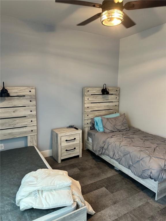 70 Creek Point Dr, Abbeville, SC 29620 - bedroom featuring ceiling fan