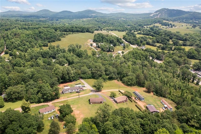 134 Grasshopper Hill Rd, Pickens, SC 29671 - bird's eye view of a forest and a mountain backdrop