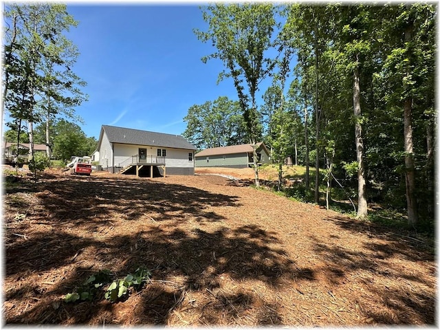 190 Jefferson Pl, Walhalla, SC 29691 - view of yard with stairway and a deck