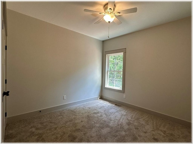 190 Jefferson Pl, Walhalla, SC 29691 - unfurnished room with carpet flooring and ceiling fan