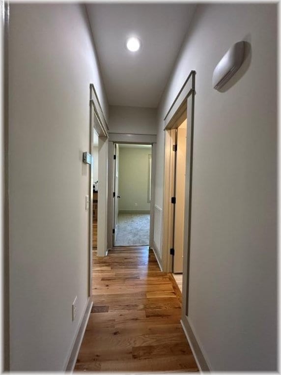 190 Jefferson Pl, Walhalla, SC 29691 - hall with wood finished floors and recessed lighting