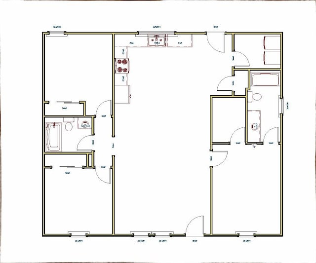 190 Jefferson Pl, Walhalla, SC 29691 - view of home floor plan