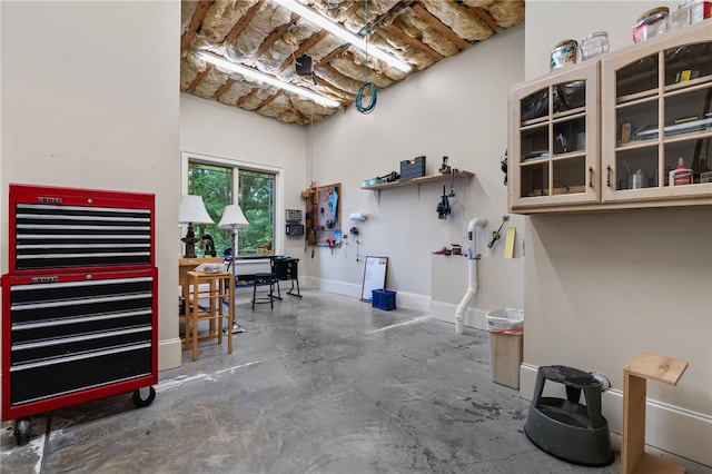 117 Misty Water Loop, Sunset, SC 29685 - garage with baseboards