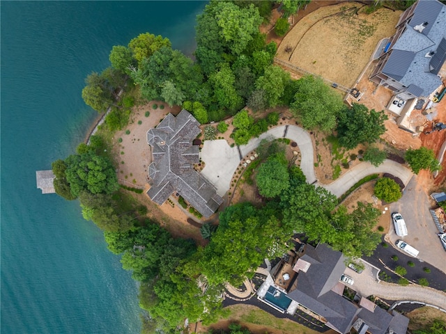 117 Misty Water Loop, Sunset, SC 29685 - aerial overview of property's location featuring a nearby body of water
