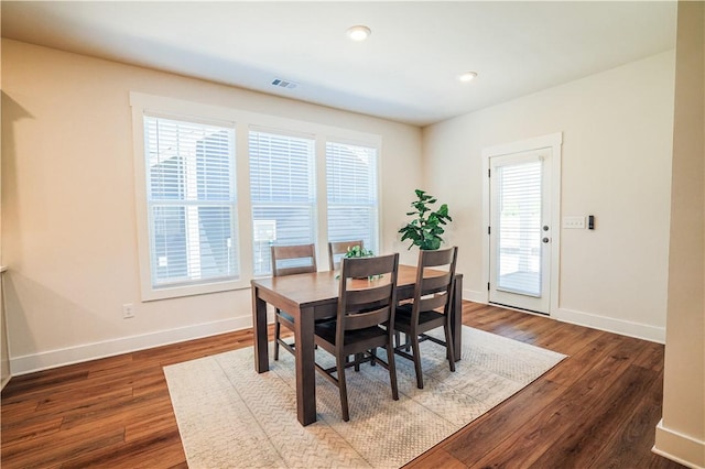 117 Founders Blvd, Central, SC 29630 - dining room with plenty of natural light, wood finished floors, and recessed lighting