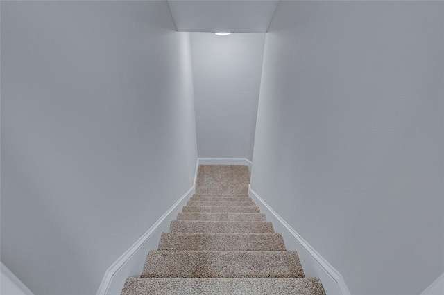 629 Mountain View Rd, Williamston, SC 29697 - stairs featuring baseboards
