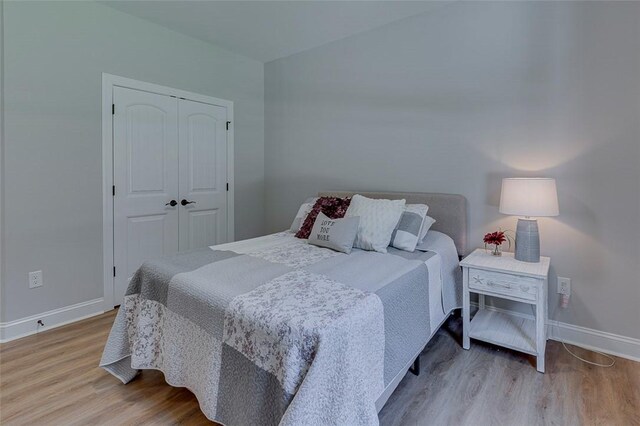 629 Mountain View Rd, Williamston, SC 29697 - bedroom featuring wood finished floors and a closet