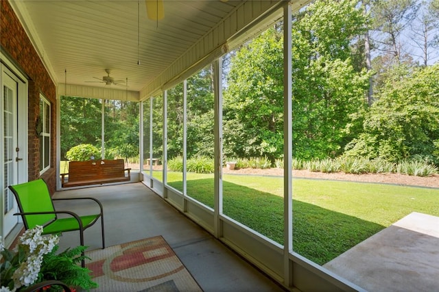 704 Nottingham Ct, Seneca, SC 29672 - sunroom / solarium with ceiling fan