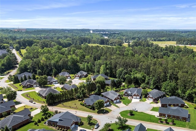 704 Nottingham Ct, Seneca, SC 29672 - aerial view of residential area with a heavily wooded area
