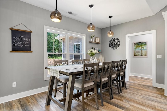 100 Grandview Dr, Anderson, SC 29625 - dining area featuring light wood-style flooring and baseboards