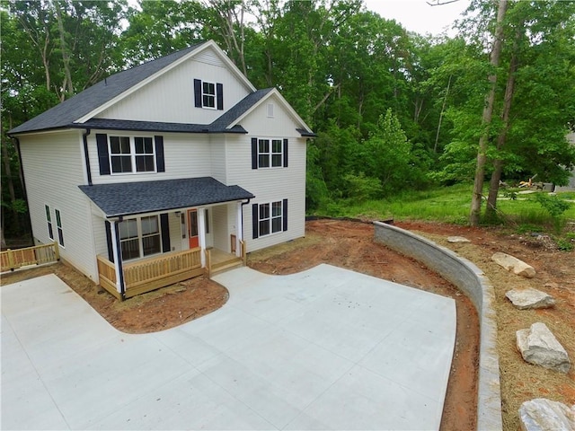 116 Fern Cir, Clemson, SC 29631 - traditional-style house with a shingled roof and covered porch