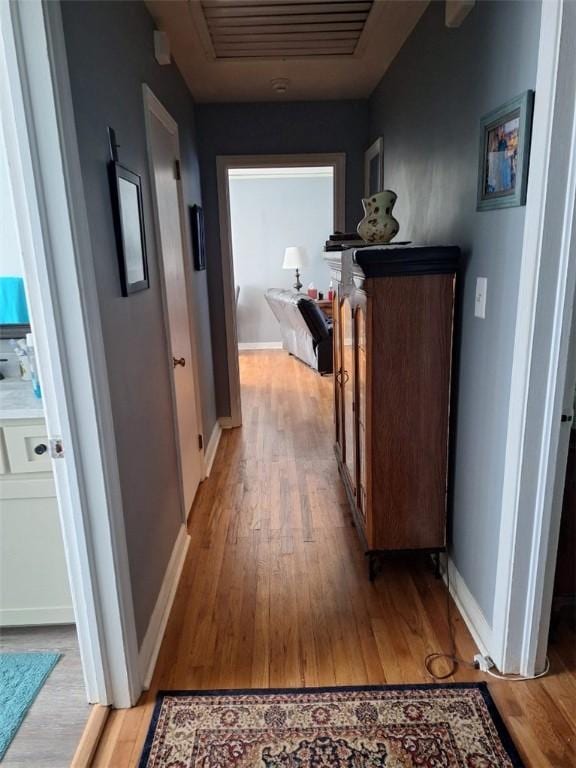 709 Ferry St, Anderson, SC 29626 - hallway with light wood-type flooring and baseboards