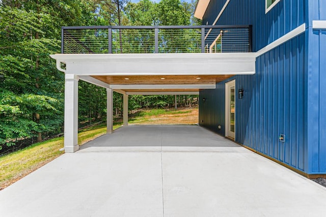 100 Plum Ct, Westminster, SC 29693 - view of parking featuring driveway and a carport