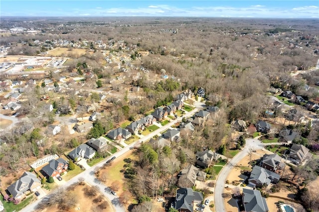 206 Waverly Hall Ln, Simpsonville, SC 29681 - aerial view of property and surrounding area featuring nearby suburban area