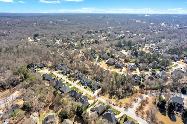 206 Waverly Hall Ln, Simpsonville, SC 29681 - aerial view of property's location featuring nearby suburban area and a heavily wooded area