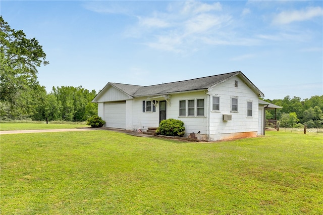 1142 Fox Squirrel Ridge Rd, Pickens, SC 29671 - view of front of home featuring an attached garage, a front yard, and concrete driveway