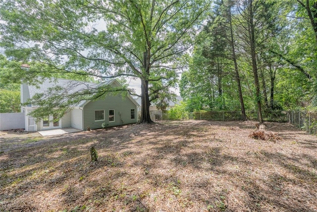 2413 Annandale Dr, Anderson, SC 29621 - fenced backyard with french doors