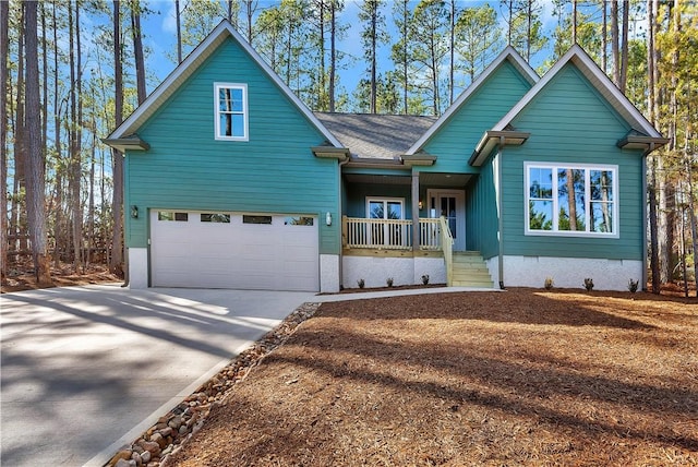 36 Pine Garden Way Dr, Salem, SC 29676 - view of front of home with covered porch and driveway