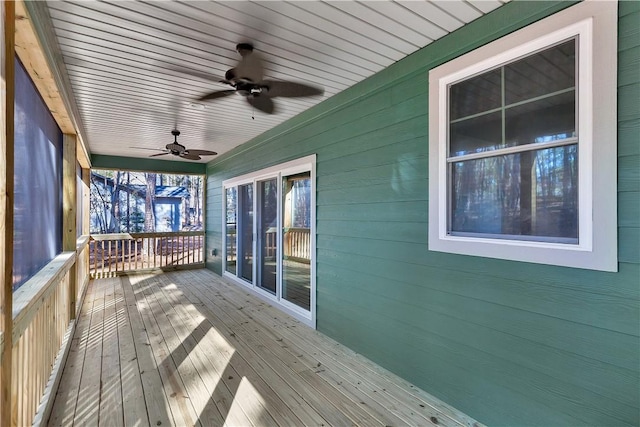 36 Pine Garden Way Dr, Salem, SC 29676 - wooden deck with a ceiling fan