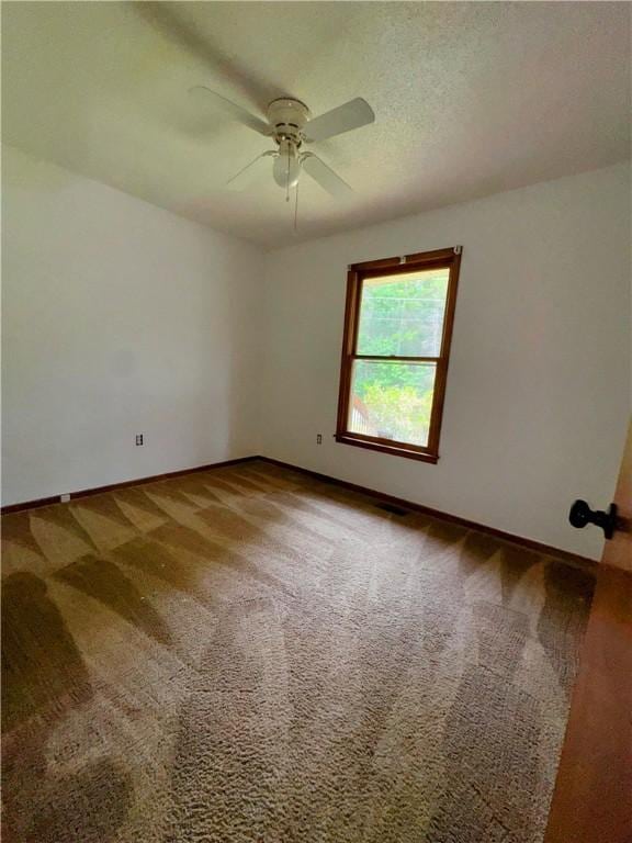 5265 Slater Rd, Anderson, SC 29621 - empty room with ceiling fan, carpet, and baseboards