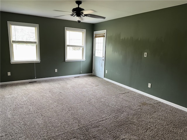 5265 Slater Rd, Anderson, SC 29621 - carpeted spare room with ceiling fan and baseboards